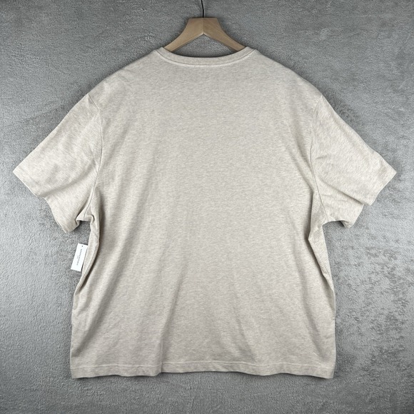 Banana Republic Men's Shirt NWT Size 2XL Oatmeal Heather Signature - Picture 7 of 10